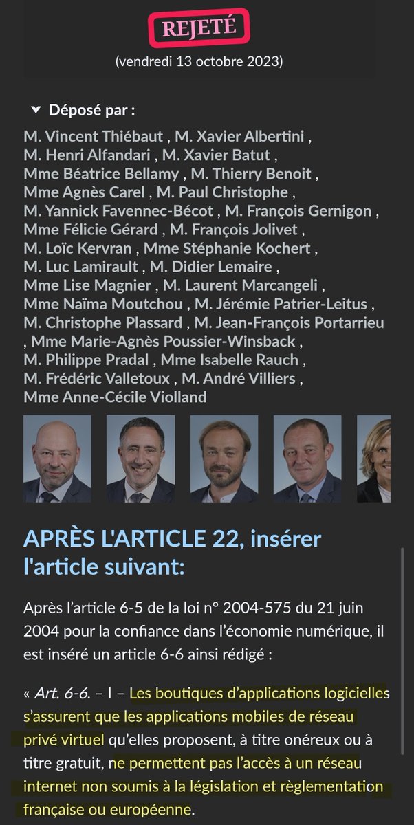 MathieuL1's tweet photo. Heureusement que BFMTV est là pour nous informer, face aux vilains complotistes qui affirment que le gouvernement souhaite interdire les VPN ! 😡

En effet, le gouvernement ne souhaite ABSOLUMENT PAS interdire les VPN dans leur globalité, mais seulement :
1. Les VPN qui permettent de se connecter à l'étranger.
2. Les VPN qui n'imposent pas la connexion via France Connect.

Vous aurez parfaitement le droit d'utiliser France VPN avec vérification automatique de l'identité (Cédric O a déjà investi dans la boîte). 🙏