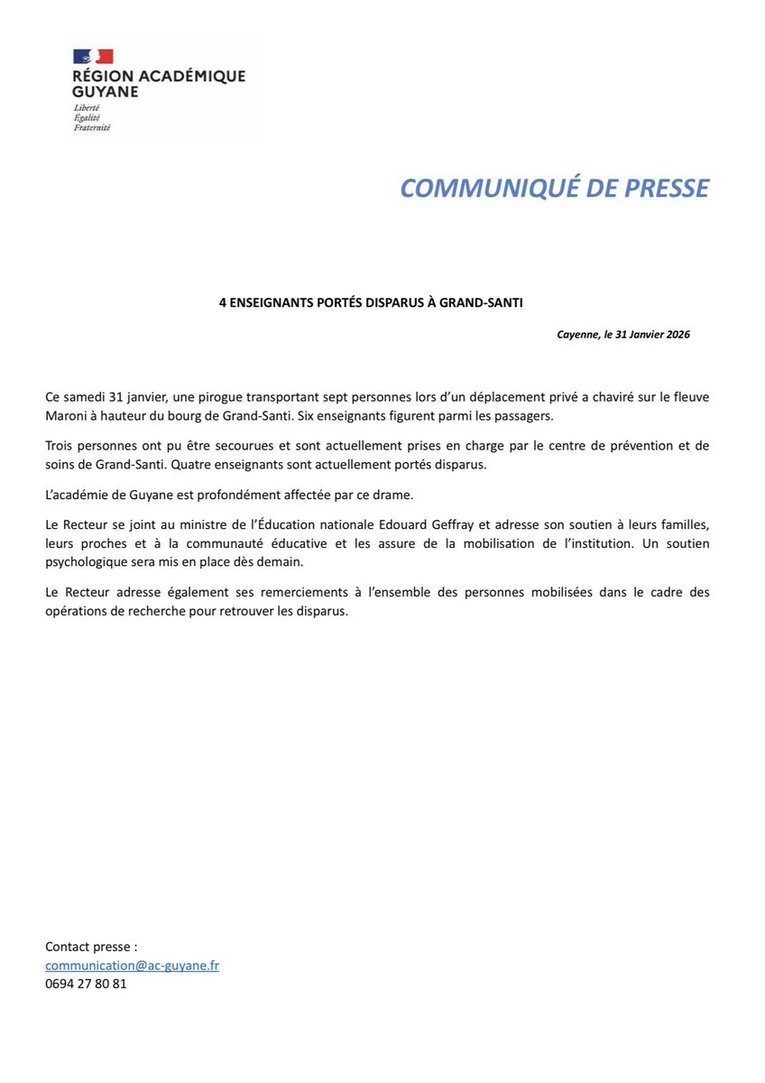 Académie de Guyane tweet media
