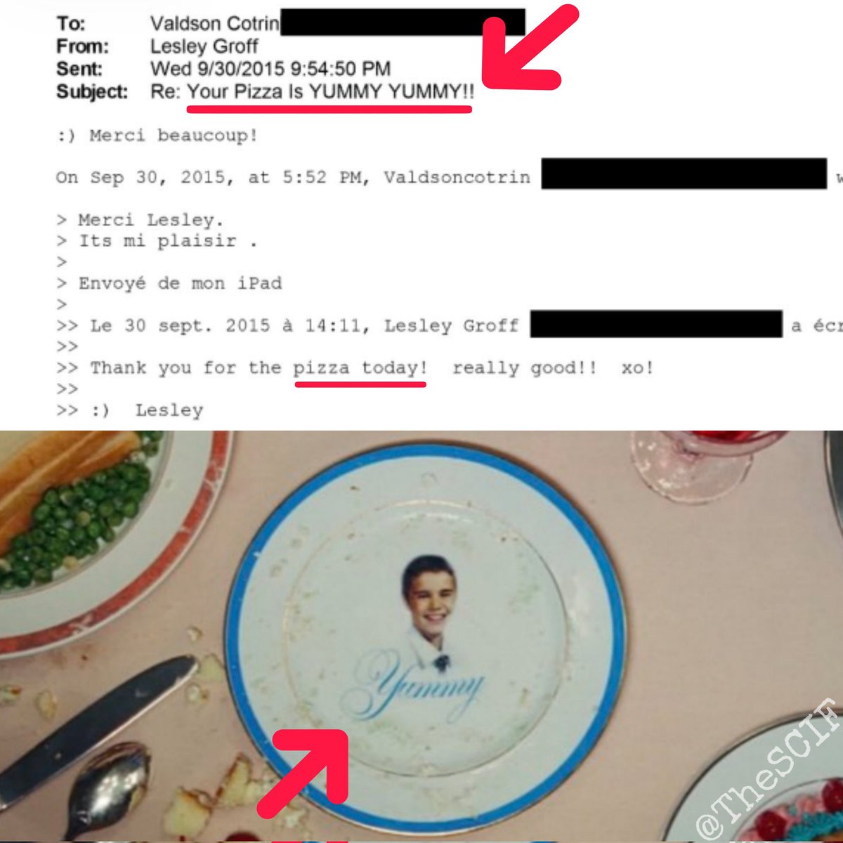 TheEpsteinFiles's tweet photo. Justin Bieber was even trying to tell you the dark truth.

His music video "Yummy" literally showed you what the elites were all about. And now the new Epstein files mention, "Your Pizza is Yummy Yummy." The website listings caught online selling pictures of pizza and children for thousands of dollars was called "Yummy Yummy Pizza." There are NO coincidences.

The truth was right in front of you the whole time.
Credit:@TheSCIF