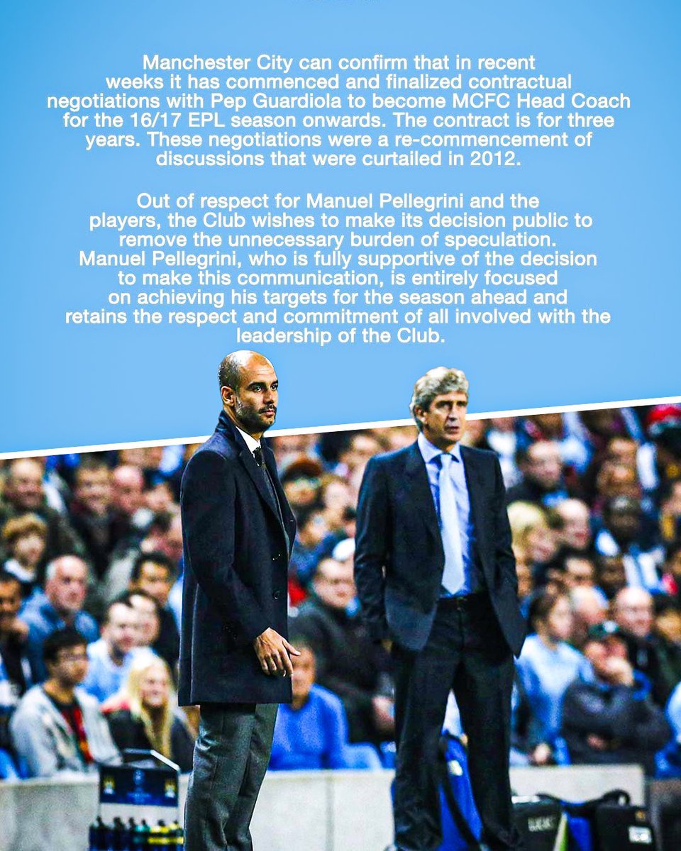 펩 과르디올라 선임 10주년 관련 이미지