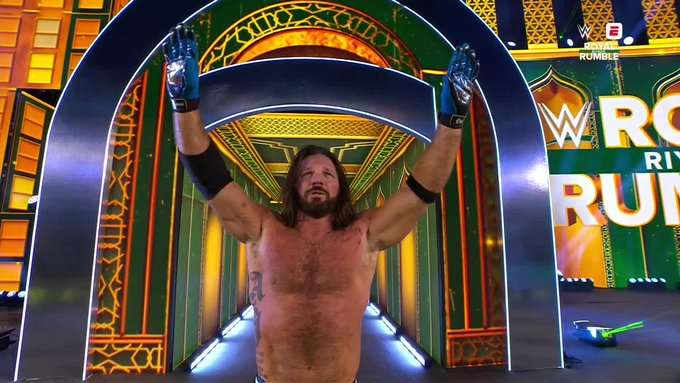 Assassin6687's tweet photo. We're getting old guys... 💔

#RoyalRumble https://t.co/fcPPLkheWo