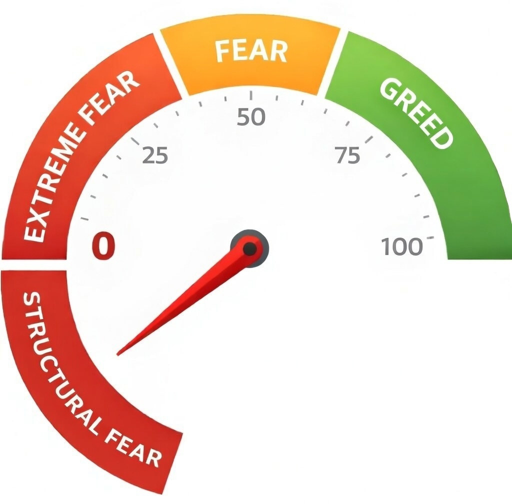 baburizmo's tweet photo. Structural Fear.

Not panic.
Not emotions.
This is fear driven by liquidity, macro, and positioning.
Leverage flushed.
Spot holding.
Conviction missing.
Markets aren’t reacting; they’re waiting.

That’s where regime shifts start.
#GOLD #Silver #CryptoMarket #Bitcoin https://t.co/sc9FqomjmL