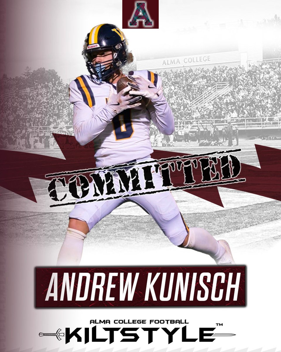 I am blessed to announce that I have committed to Alma College #GoScotts