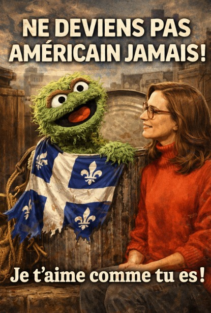 GotstuffStoppa's tweet photo. #Quebec Independence Grouchs - this ones for you. https://t.co/HAfc68EB4c