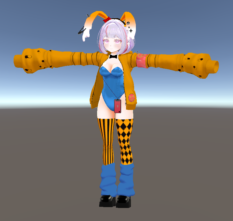 SttF_Done's tweet photo. まつりちゃん対応SicklyBunny進捗
マテリアルを各種工夫して、Unity上でいろんな色に調整できるようにしました。いよいよ発売間近!#b3d #VRChat #VRC_AILE https://t.co/mIFwL3HATG