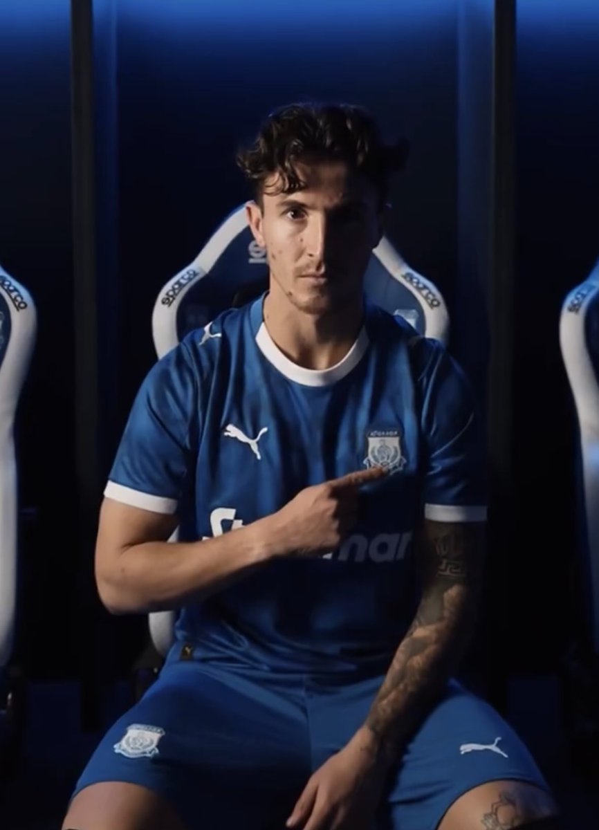 FT_Total's tweet photo. OFICIAL ✍️. Dani Escriche es nuevo jugador del Apollon. El delantero llega procedente del Albacete. #ApollonFC https://t.co/kN1JcIqQmA