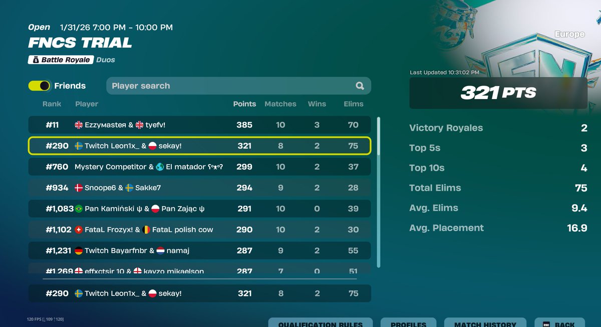 Qualed w//<a href="/sekay2k_/">sekay</a> spent like 1h in lobby cz off q bugs like 5 times <a href="/VaelonEsport/">Vaelon Esport</a>