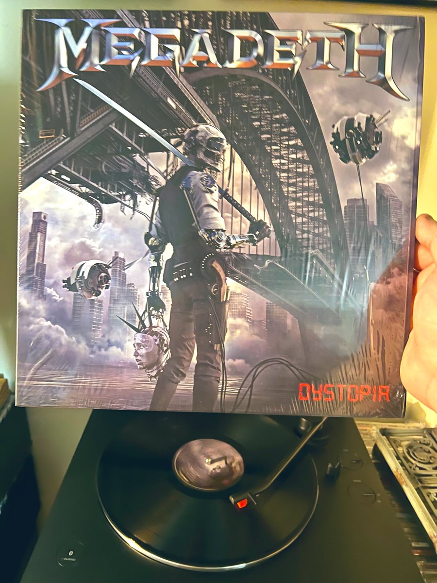 RockMetalManiac's tweet image. #NowPlaying #Megadeth #Dystopia #PhysicalMusic #Vinyl