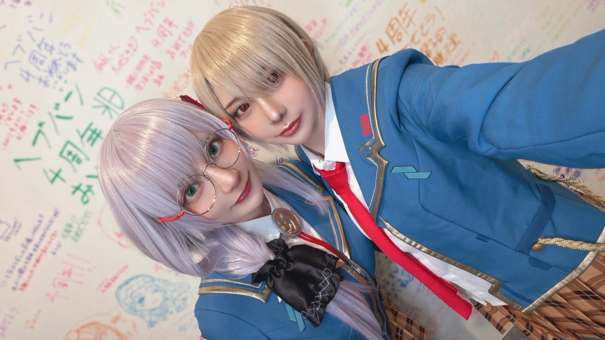 おはよー！ヘブバン4周年リアルイベント最終日よろしくお願いします◡̈ 昨日の月歌ユキ🫶
#ヘブバン4周年 #ヘブバン