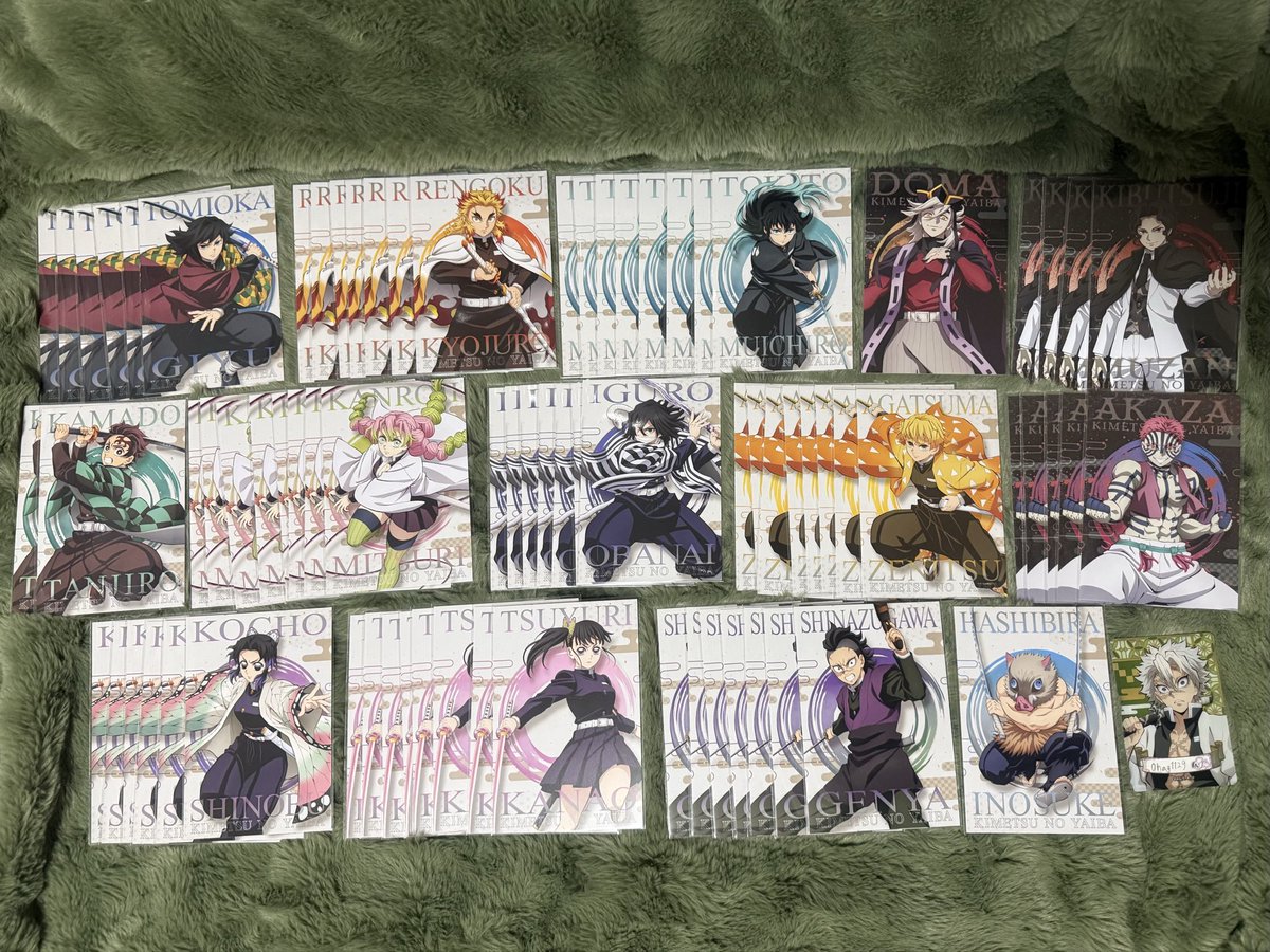 交換】鬼滅の刃 ポストカードガム ポストカード ポスカ ガム 譲)冨岡