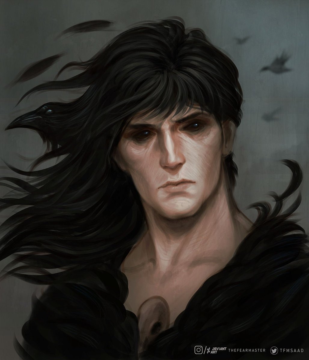 Konrad Curze and Corvus Corax portrait paintings
from my Primarchs project.