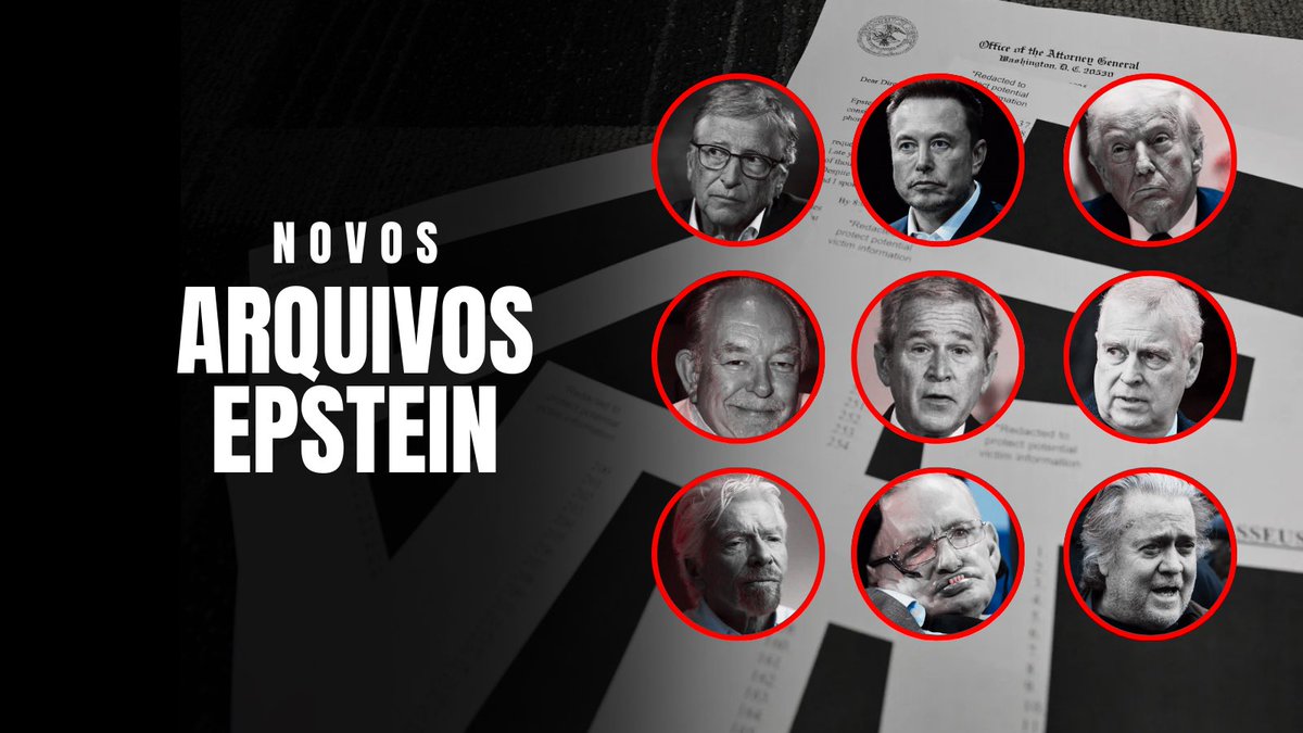 🔞 NOVOS ARQUIVOS DO CASO EPSTEIN!

Saiba exatamente quais são as novas revelações dos últimos arquivos liberados do caso Epstein até agora.

Siga o fio para entender o que está acontecendo… 🧶

⚠️ Aviso: Conteúdo não recomendado para menores de 18 anos.