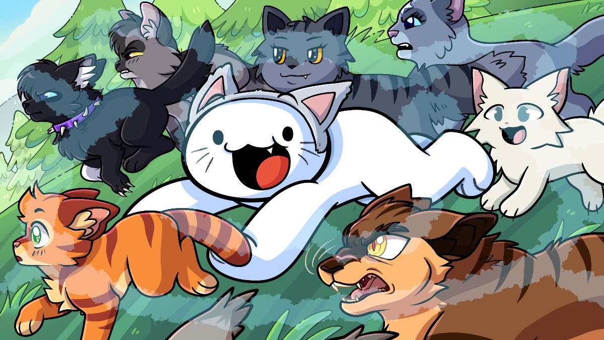 Julobster's tweet photo. Had a lot of fun drawing and designing these crazy cats !! 🐈🐈‍⬛🐱✨

@jaykittens did the BG for the second thumbnail 💖 https://t.co/l2ByHDXj5f