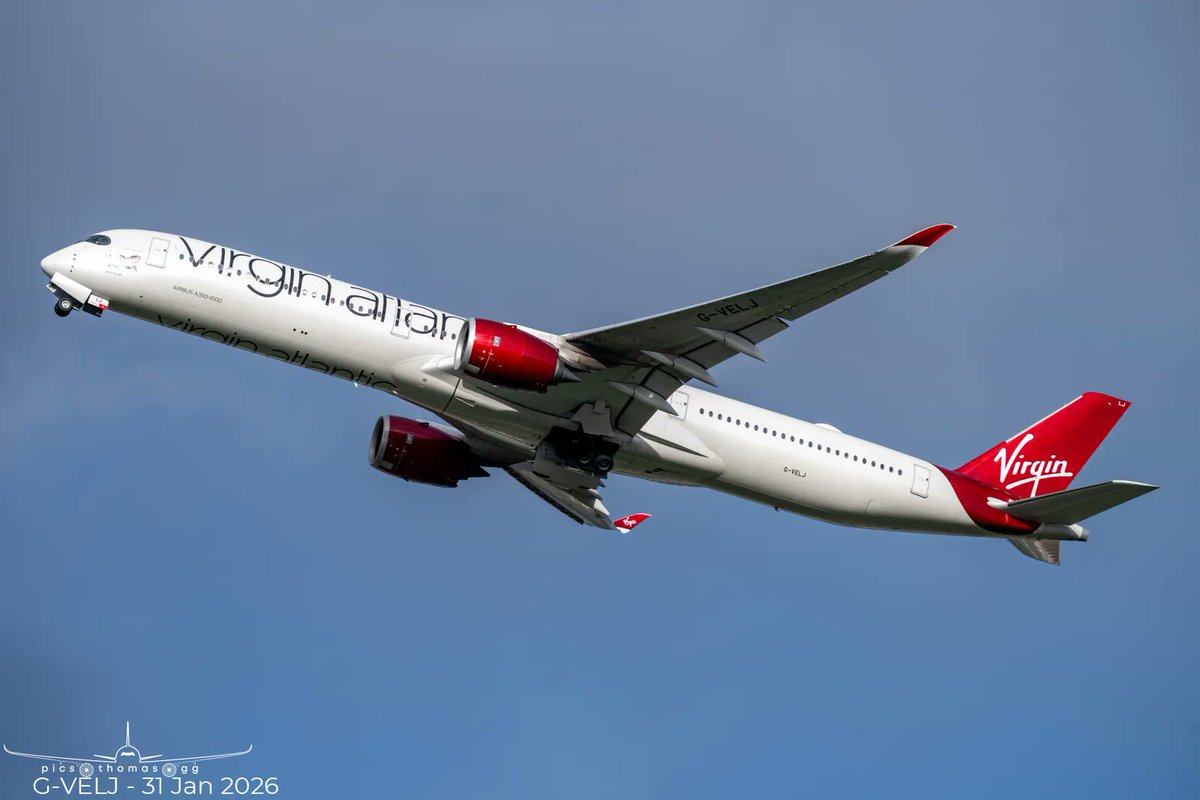 picsthomasgg's tweet image. #A350 @VirginAtlantic G-VELJ departing London Heathrow this afternoon bound for Delhi as VS302