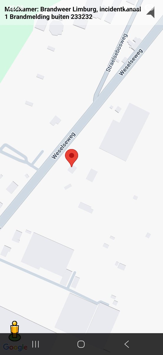 Brandmelding Buiten in Venlo