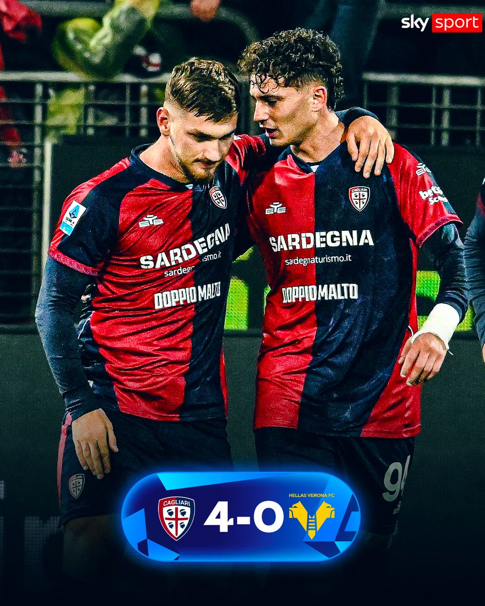 SkySport's tweet image. Spettacolo #Cagliari all’Unipol, il #Verona viene spazzato via 👇
🔗 tinyurl.com/CagliariVerona…
#SkySport #SkySerieA #SerieA #CagliariVerona
