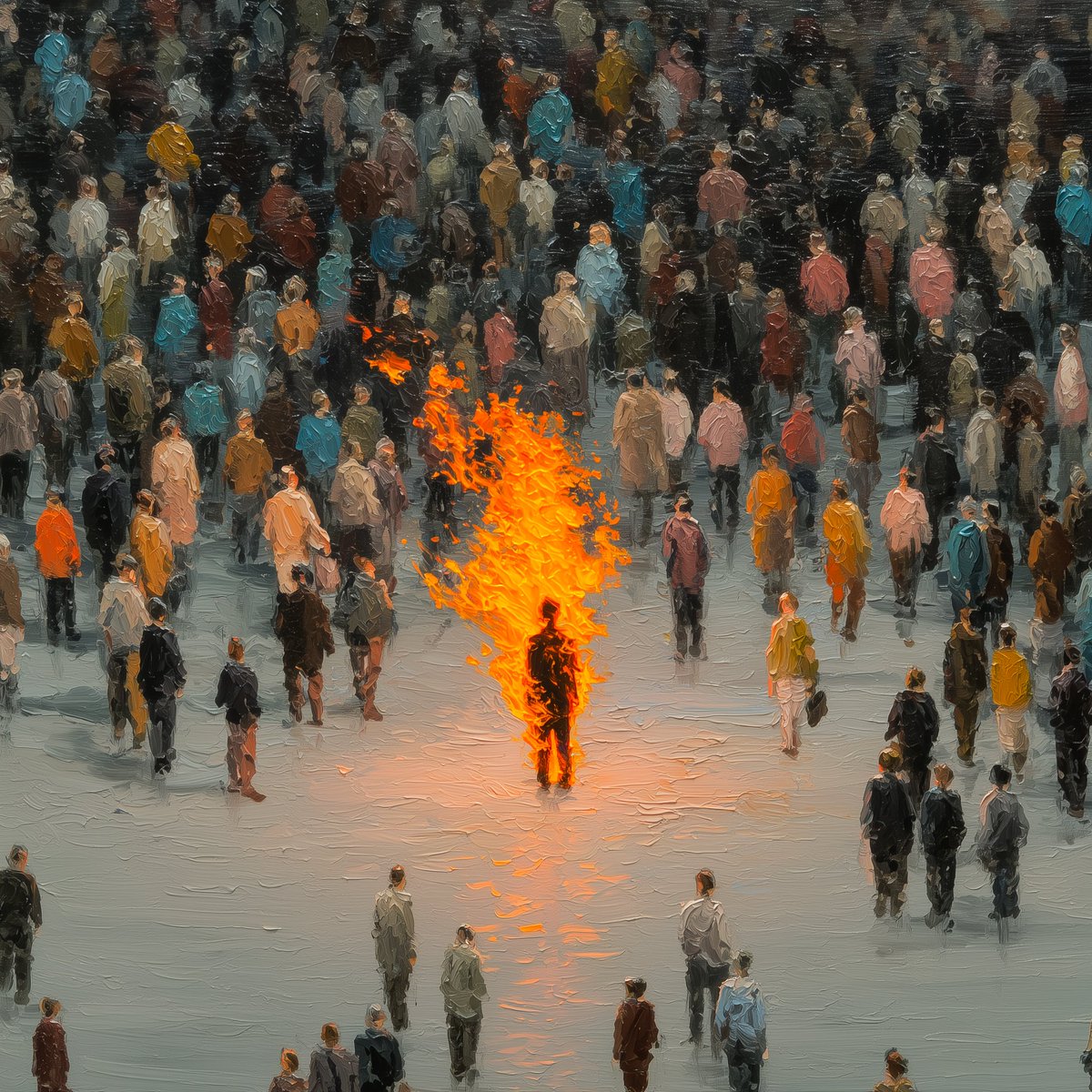 solisolsoli's tweet image. Does anyone see my suffering by Luca Ponsato