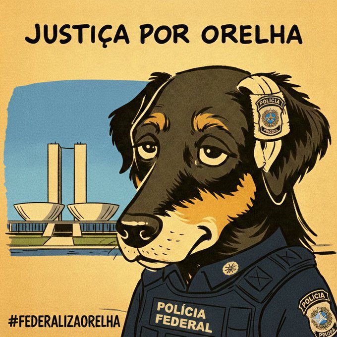 Amigos, bora subir a tag FEDERALIZAÇÃO DO CASO ORELHA