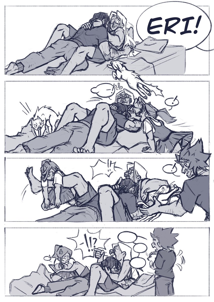 ilariiich's tweet photo. He can sleep only when it’s noisy 

#erasermic #erasermicfamily #mha https://t.co/ApIj8yyCmj