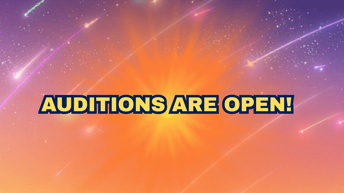 SVSHOWDOWN9000's tweet photo. 🌟 AUDITIONS ARE NOW OPEN! 🌟

The Gdrive will close by March 30. Goodluck to everyone who will audition! https://t.co/j3AnZDWDqw