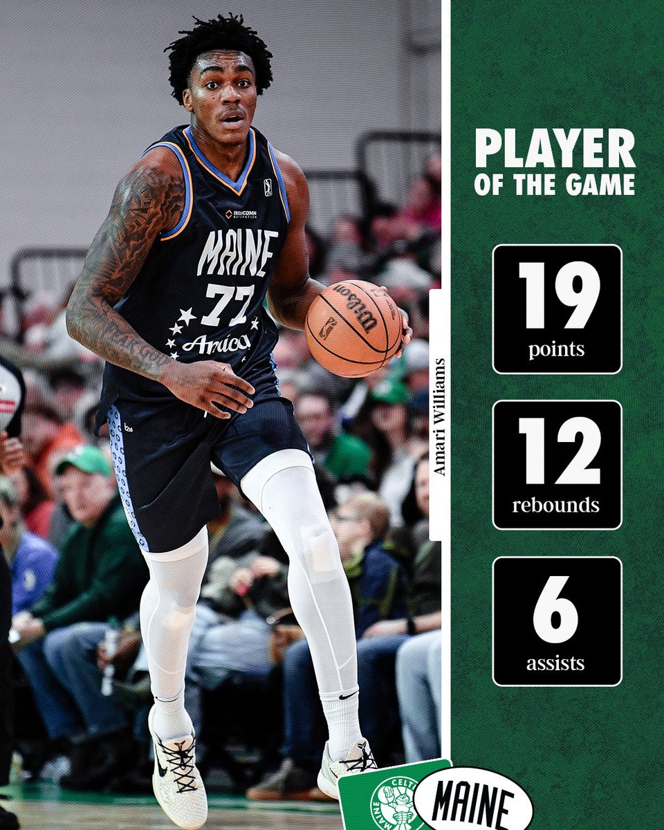 Maine Celtics tweet media