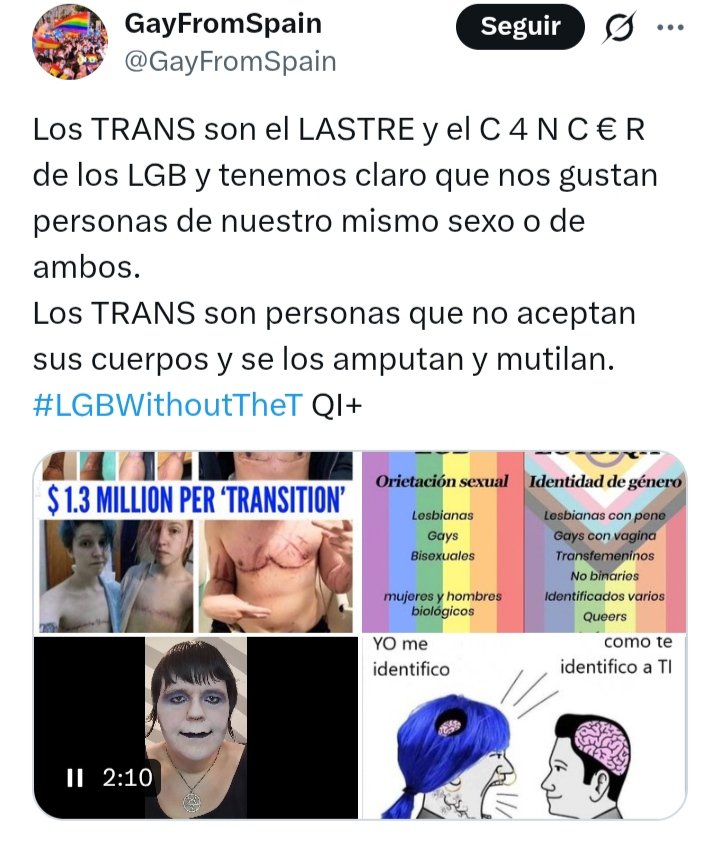 Trans/Homofobicos Out Of Context tweet media