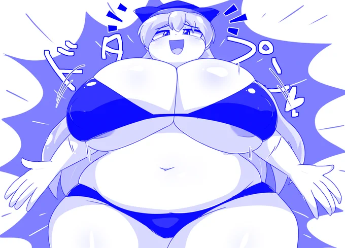 アンケート結果1位はむちむち爆乳ビキニの神だったので隠岐奈