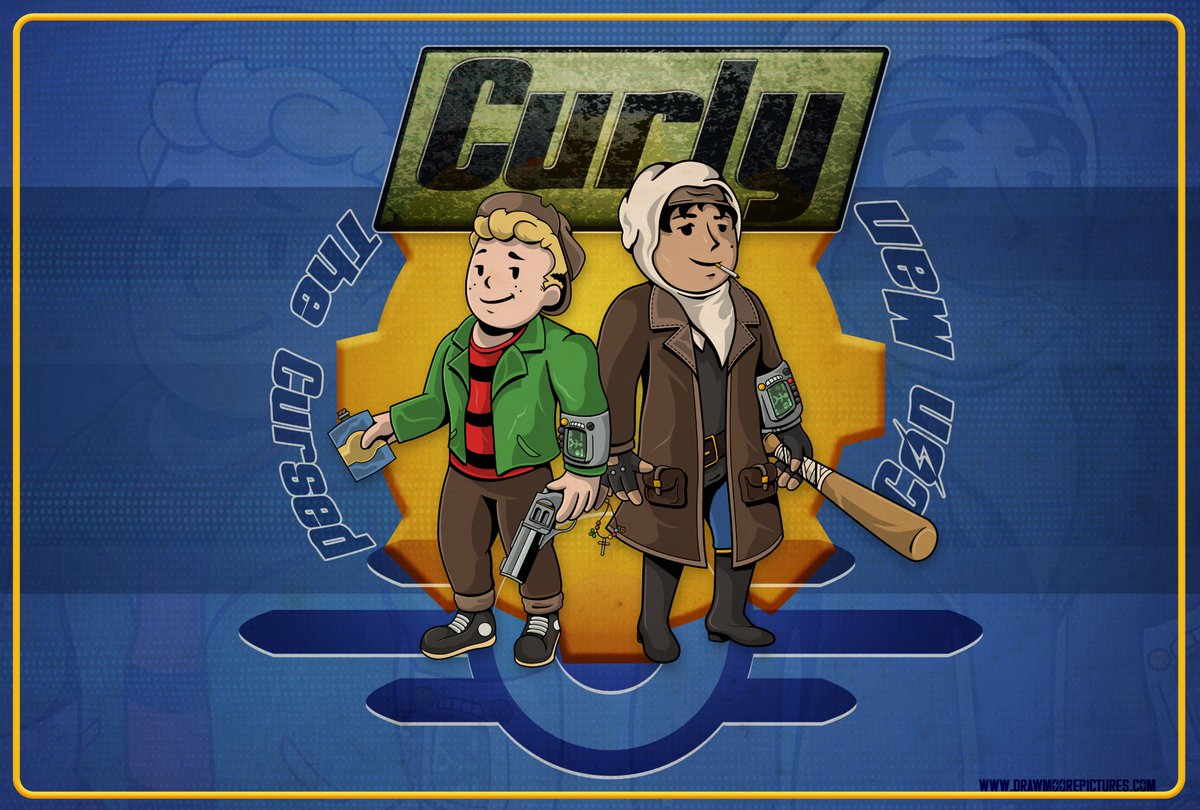 Drawmoore_Pics's tweet photo. Tried to capture the Fallout Shelter and lunch box feeling. Decided to use the title style of F4 because I always liked that rusted metalplate look. Just a quick little fan art thingy for one of my favourite game series. #fanart #FalloutSeason2 #Fallout76 #comics #illustration https://t.co/mkJCv6yFvB