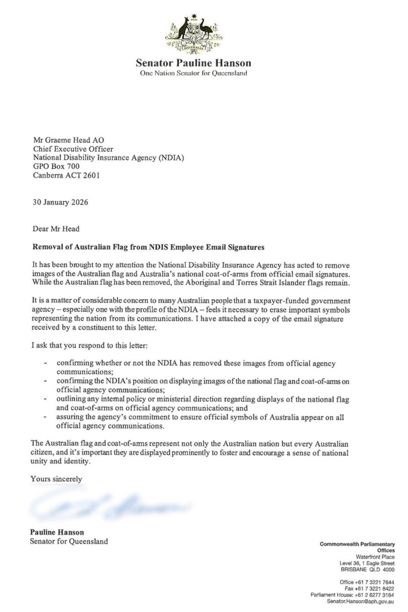 Pauline Hanson 🇦🇺 tweet media