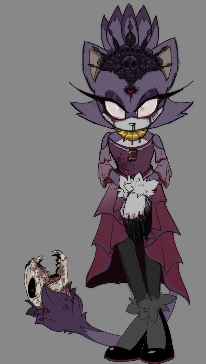 StarburstSonic's tweet image. Here is my first ever exe. as well as a ref sheet for her. This is the Queen of ash. A blaze exe Mixed with Sonic and the black knight, and themed around Medieval Times and the horrors that came from that era. #sonicexe #blazeexe #blazethecat #SonicTheHedgehog