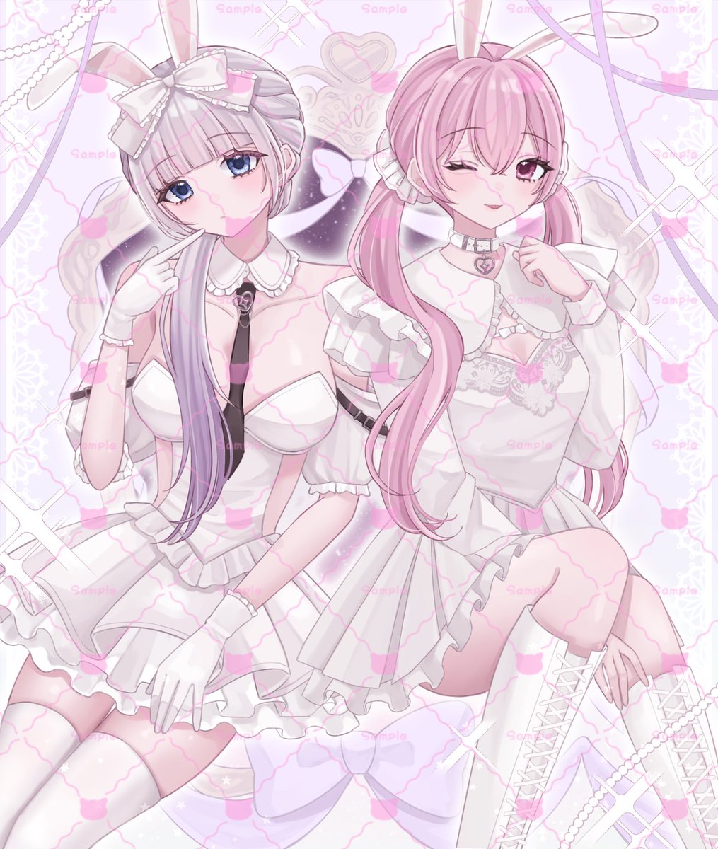 うさうさ様　オーダー分 ╭──────────.☆..─╮ うさぎさん_(・×・_∪⌒)ο お隣