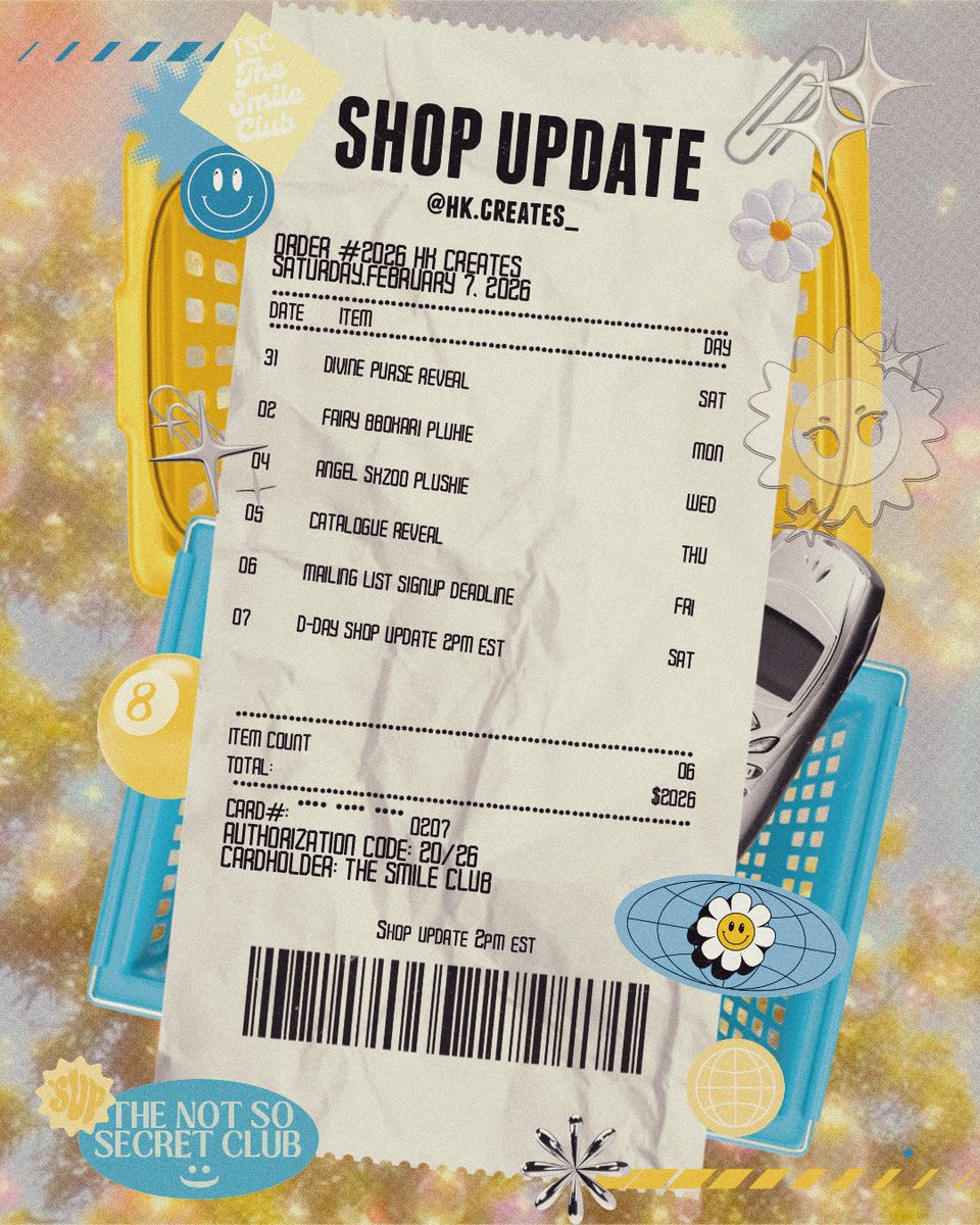 ✨ FEBRUARY SHOP UPDATE COUNTDOWN✨
📅 FEB 7TH • 2PM EST