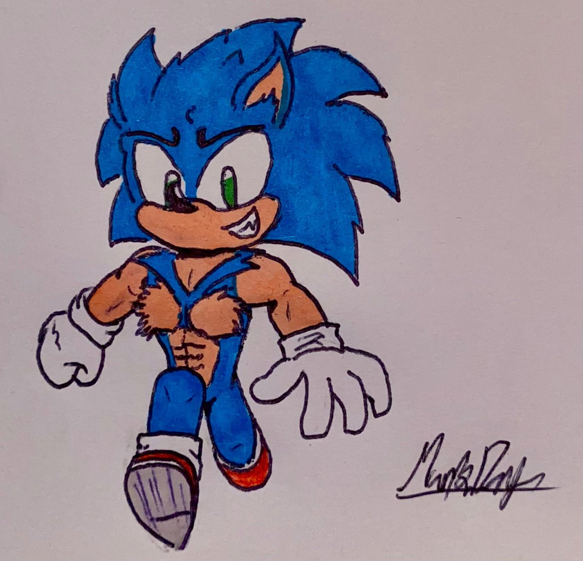 Arts_Rb's tweet photo. Art made by @WanderDragon99 
#sonic #myOC #gift #giftart #commissionopen https://t.co/occ2abVUEL