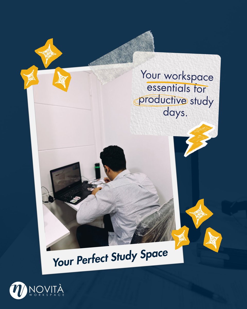 NovitaWorkspace's tweet photo. Study days, done right ✨
Novità Workspace is the space. https://t.co/guV3h6D5i6