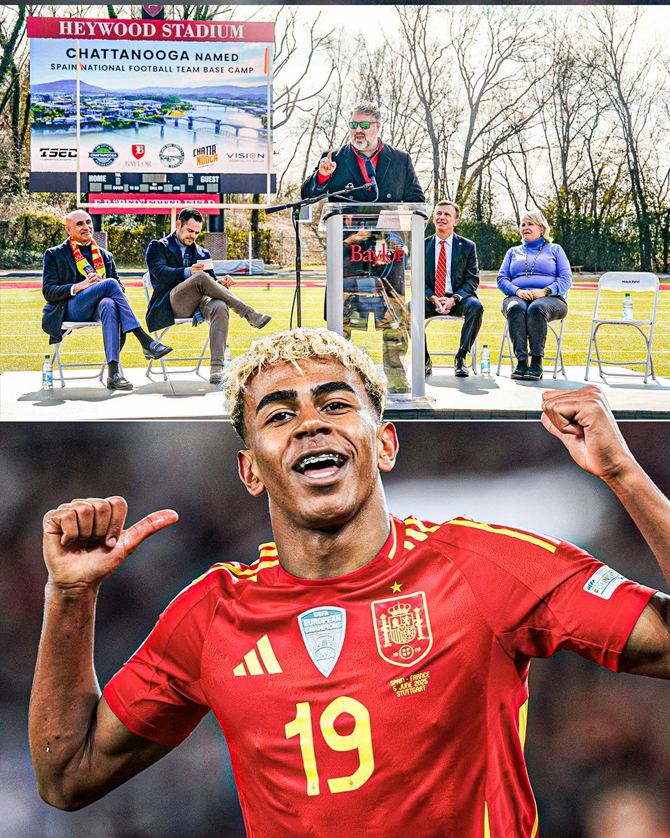 The Spain national team will be setting up 2026 World Cup base in Chattanooga, Tennessee — training at Baylor School’s soccer complex.

Spain chose Chattanooga after evaluating sites across North America for field quality, privacy, security, infrastructure, and proximity to match