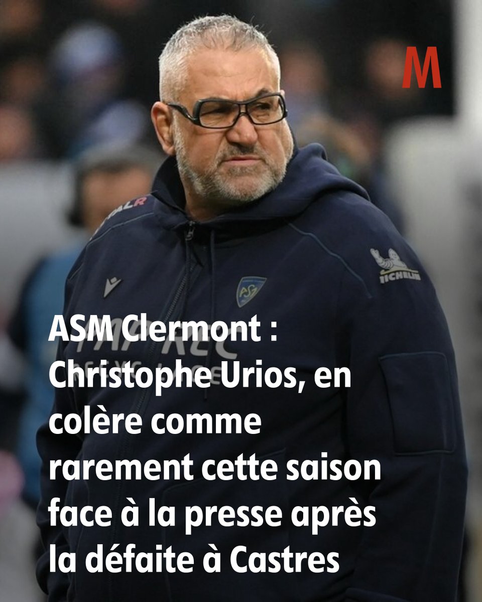 LaMontagne_TDS's tweet photo. Plus que le résultat (défaite 28-23), Christophe Urios n’a pas du tout apprécié le visage de son équipe, à Castres
➡️ https://t.co/fMlQs6s9D9 https://t.co/SYxSABu7B5