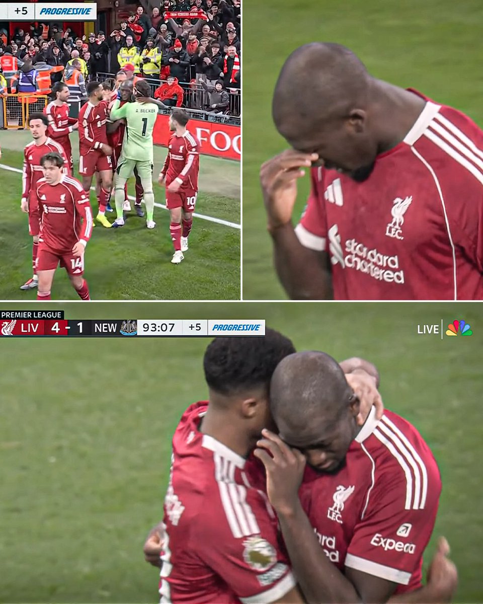 RedsFrance's tweet image. 𝐘𝐎𝐔'𝐋𝐋 𝐍𝐄𝐕𝐄𝐑 𝐖𝐀𝐋𝐊 𝐀𝐋𝐎𝐍𝐄 𝐈𝐁𝐎𝐔 ! ❤️

Toute l'équipe est venu célébrer son but avec lui en pensée à son père, plus qu'un club c'est une famille.

[📸@ESPNFC] #LIVNEW