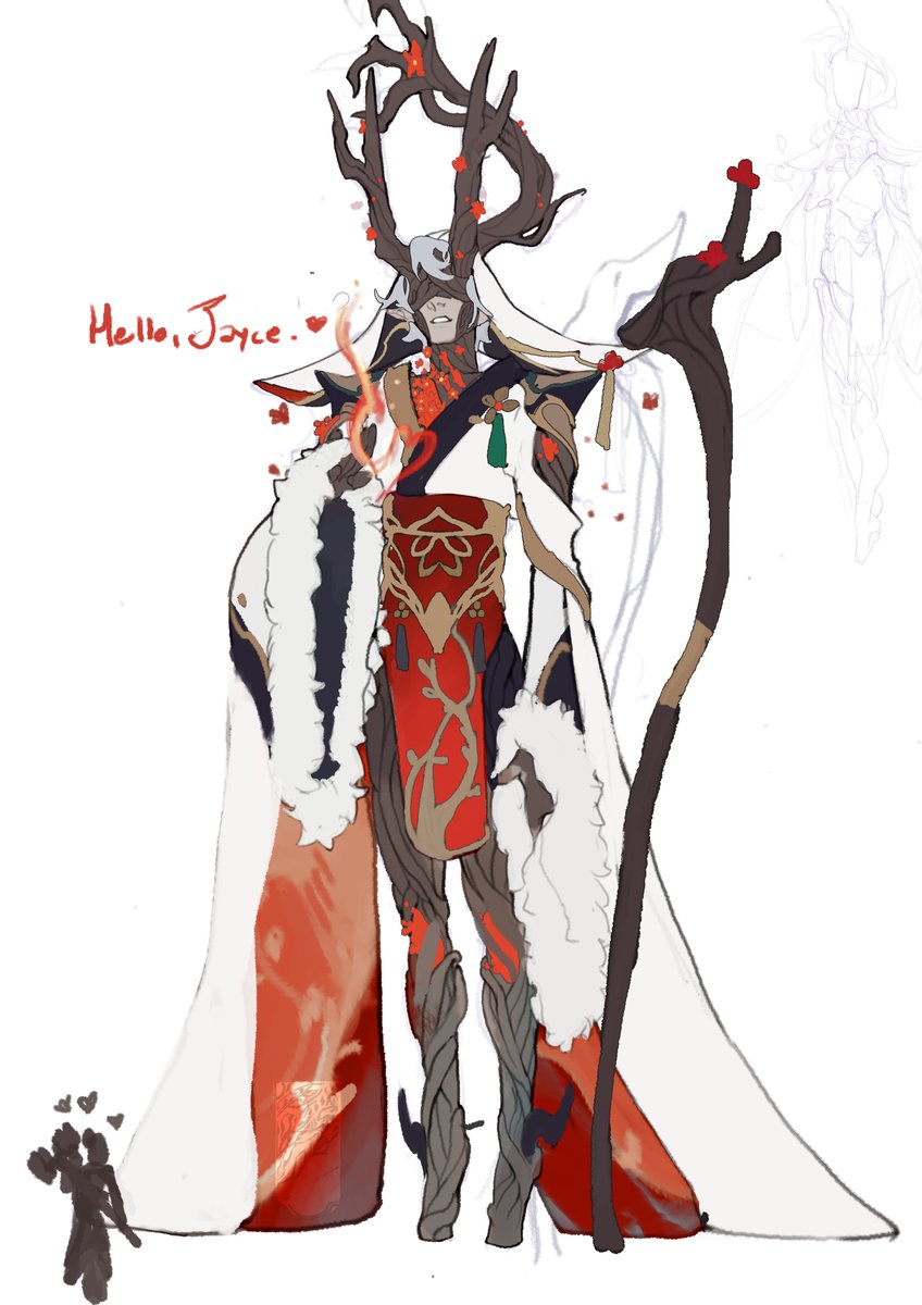 I spent the whole day thinking about it.
Jayce was lucky to learn magic directly from The Herald.

I want to elaborate on the design later and maybe even add an illustration. #jayvik