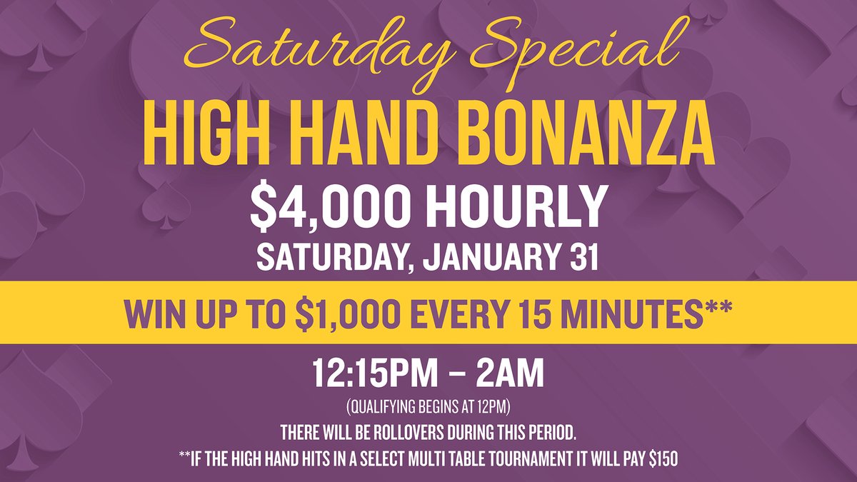 Seminole Hard Rock Poker Open tweet media