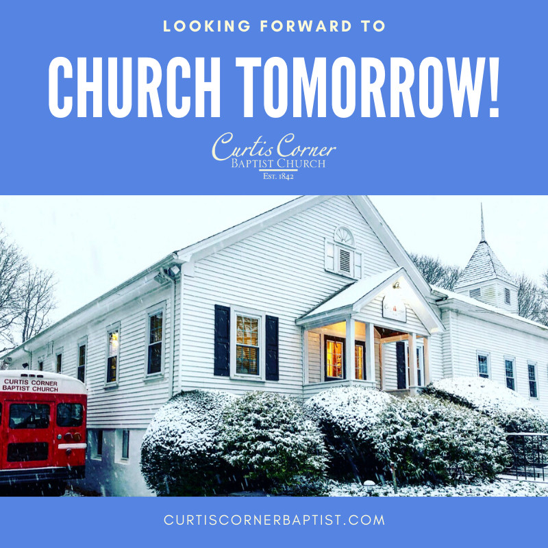 Looking forward to CHURCH tomorrow!
#LordsDay #Sunday