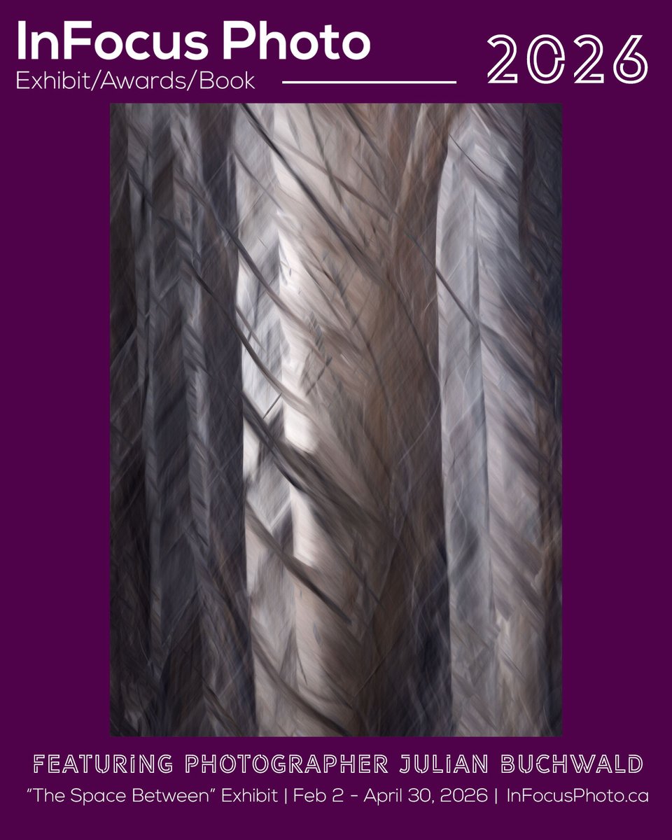 InfocusPhotoCAN's tweet image. Are you captivated yet??

Julian Buchwald is one of the 2026 InFocus photographers whose work you will be able to see for yourself starting February 2nd 📸 

#ArtistFeature #Photographer #TheSpaceBetween