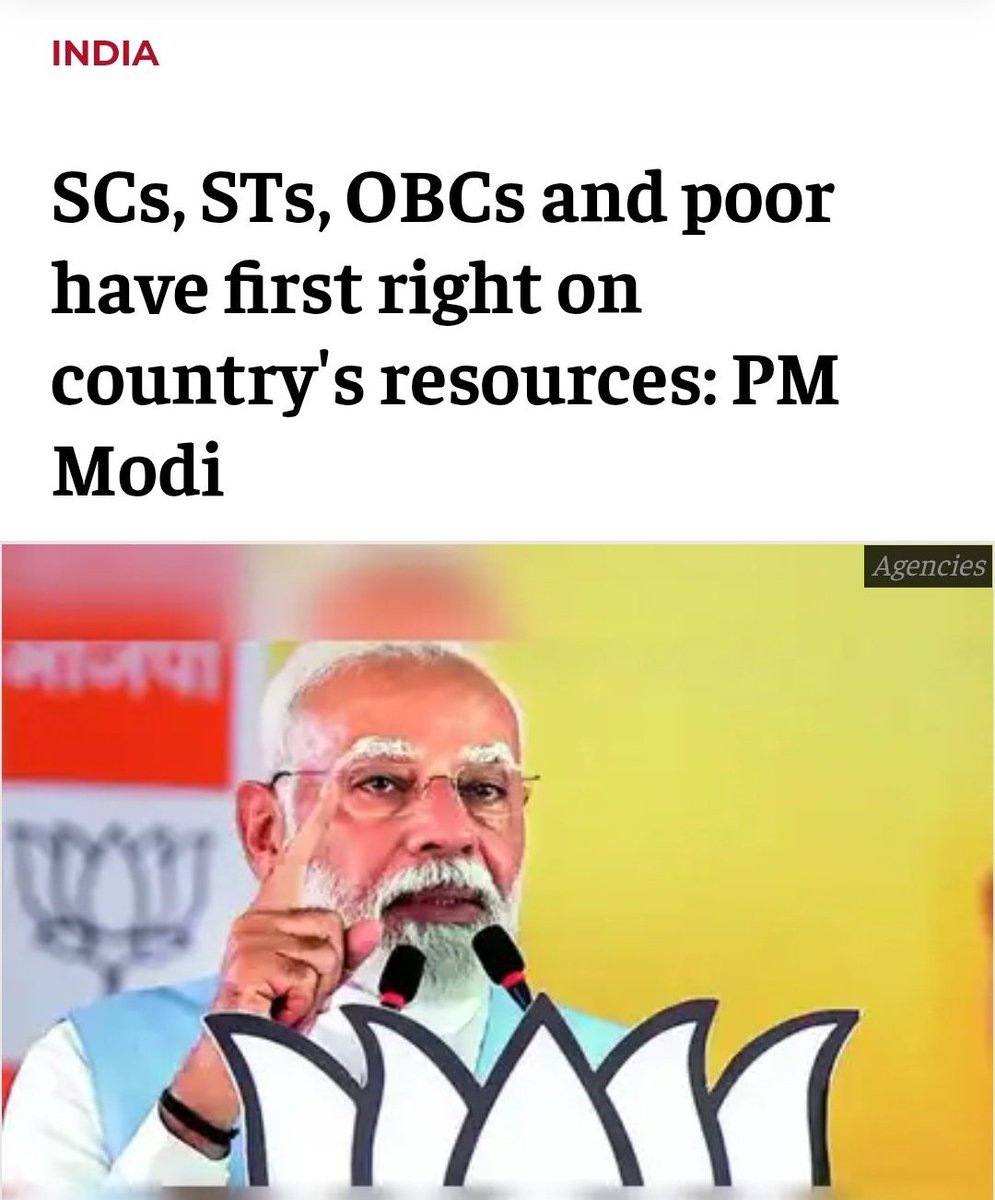 Dear @Narendra Modi and <a href="/nsitharaman/">Nirmala Sitharaman</a>
If SCs, STs, OBCs have the first right over the country’s resources, then start by taxing them first.

Only after that, come and beg the General Category to pay income tax. Until then, you and your government have zero moral authority to