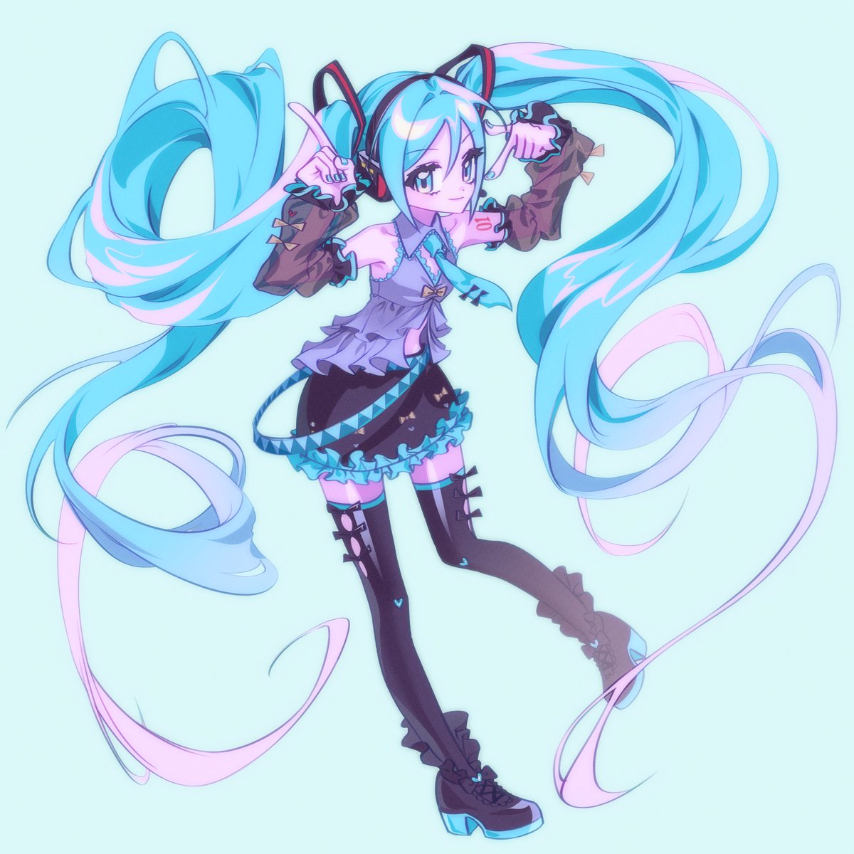 💚#初音ミク💙