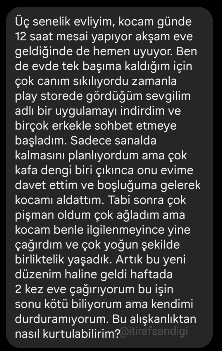Kocası işten yorgun geliyor diye aldatan kadın