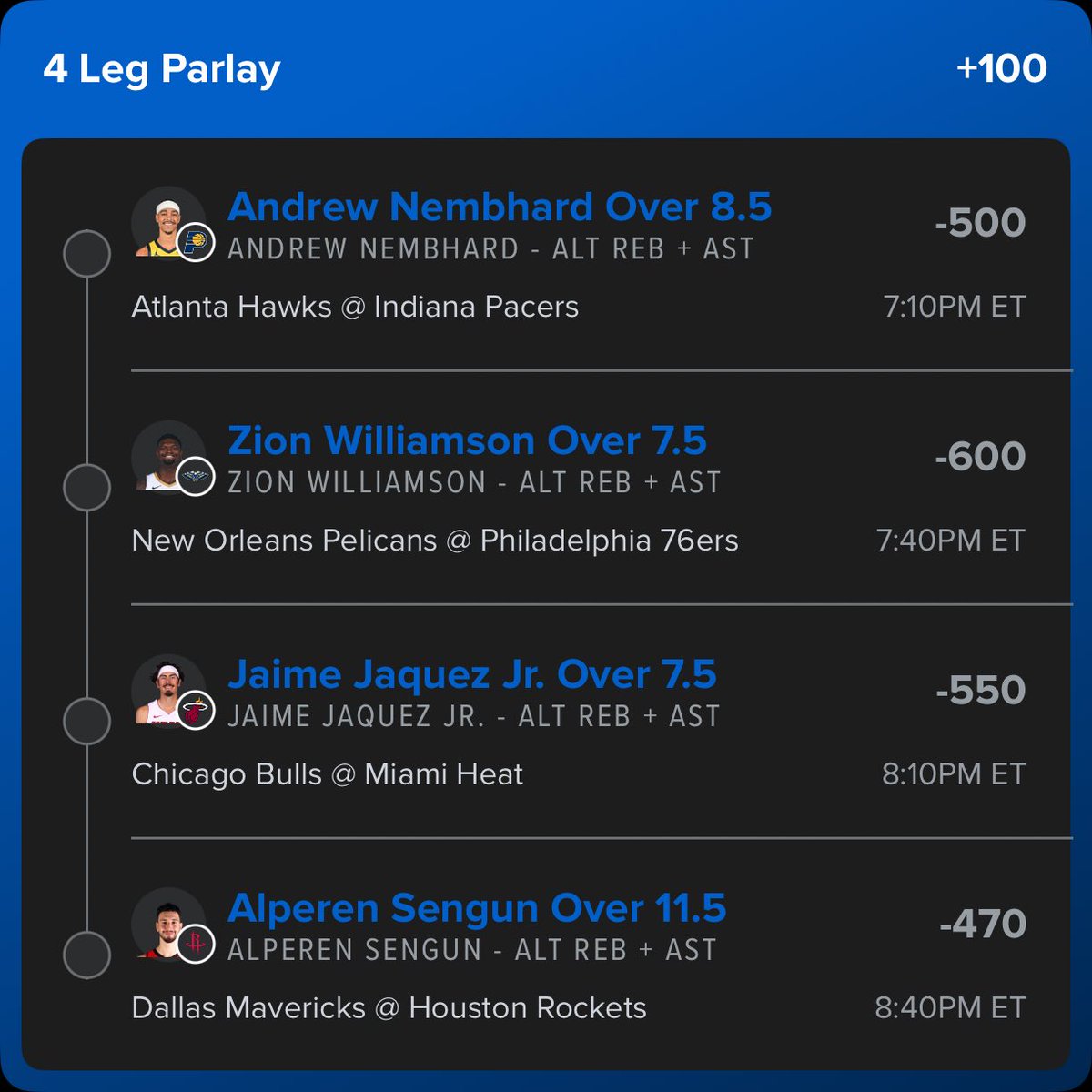 SMS_BETS's tweet photo. DAY 4 OF THE LADDER CHALLENGE…LET KEEP RHIS STREAK GOING!! #NBA #NBALADDERCHALLNGE #KEEPRIDING

https://t.co/97RI5Lnxjb https://t.co/Pzf8GyChA6