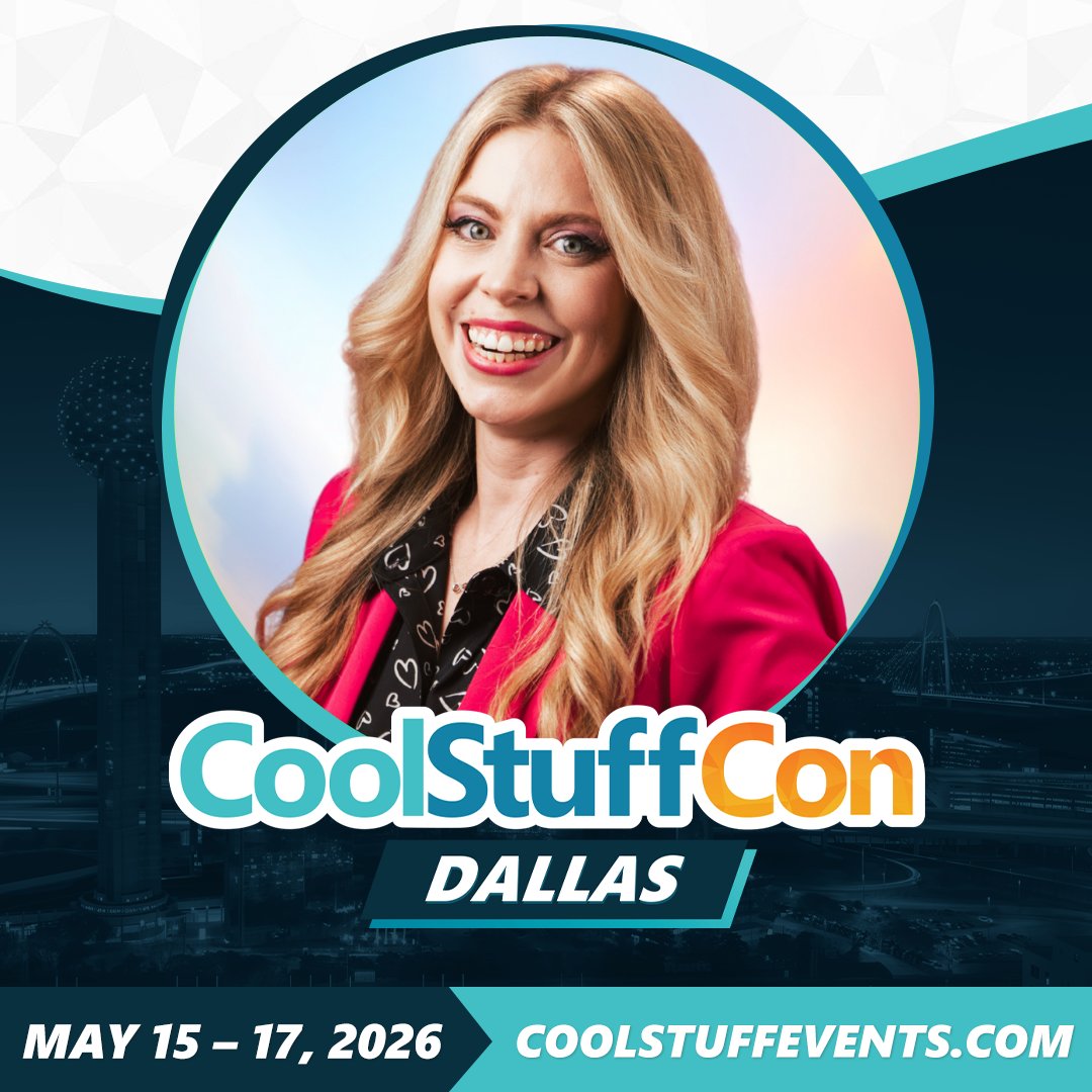 ZBexx's tweet photo. Big con news! ✨
I’m heading to CoolStuffCon Dallas this May 🧵💥
I’ll be cosplaying all 3 days, doing meet & greets, and you’ll be able to jump into Commander pods with me playing my themed decks all weekend 🃏💖
May 15-17, 2026
https://t.co/HQ1sKfhXy2
#CSCON @CoolStuffInc https://t.co/HZE2uDC15q