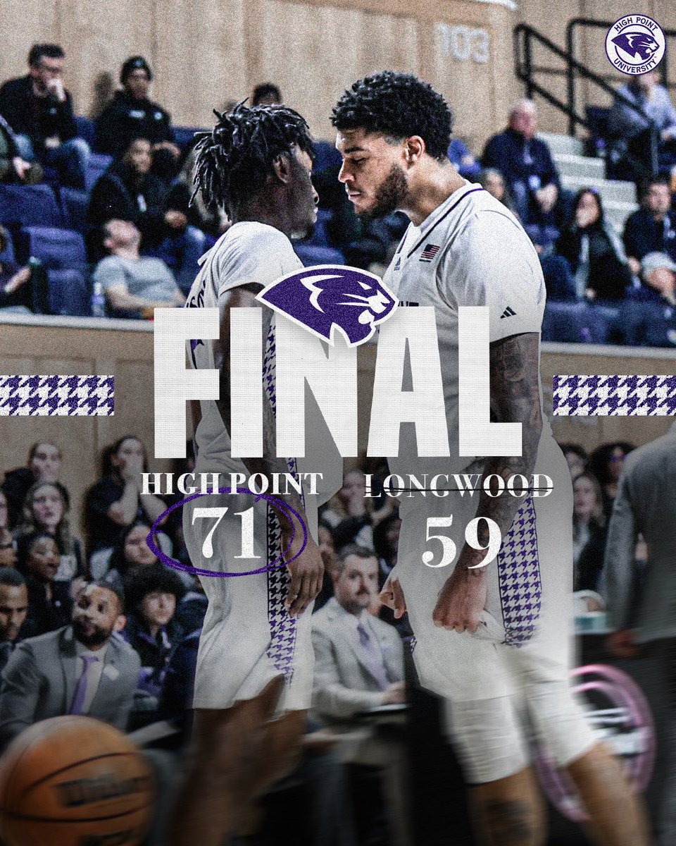 ROAD DUB 😤

Panthers defeat Lancers on the road for the first time since 2017-18 season 👏

#GoHPU x #OnTheProwl