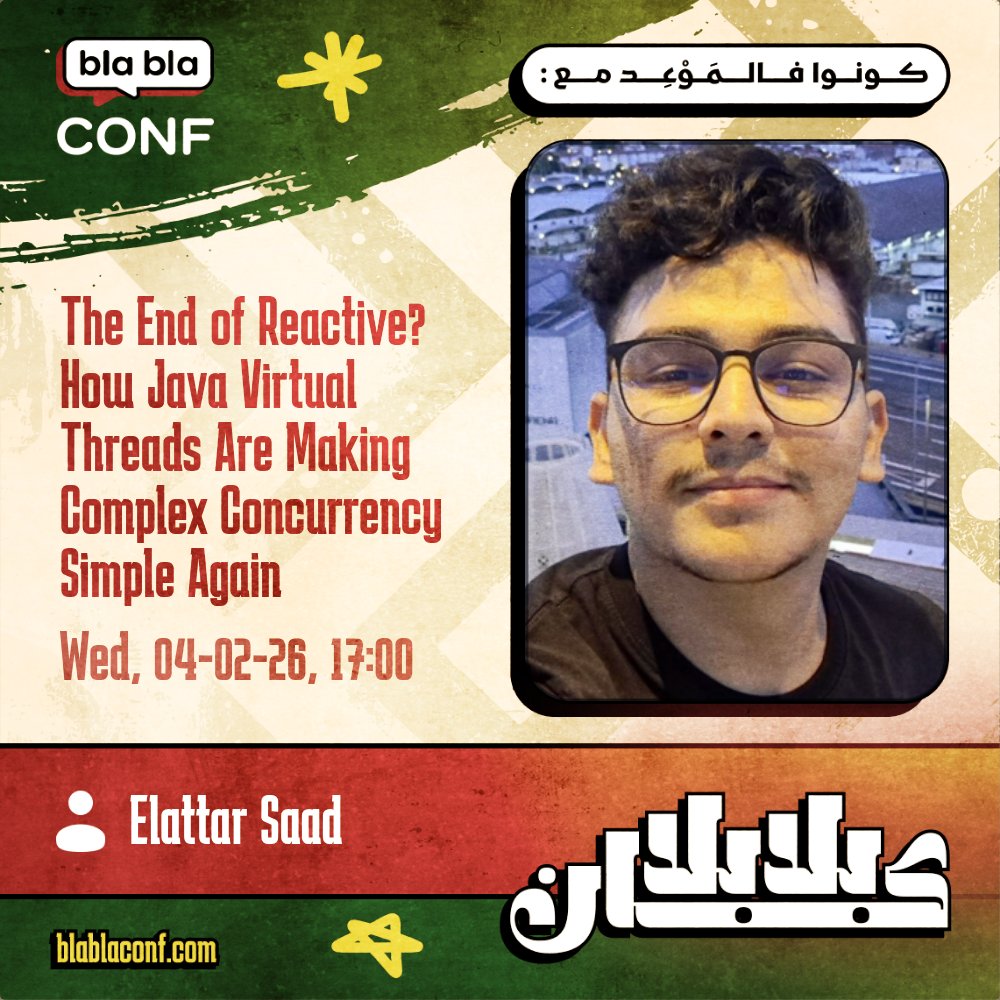 We have a time slot!

I’ll be taking the virtual stage at  #Blablaconf on Feb 4th at 5 PM to discuss what might be the most controversial Java topic right now or at least, the one my team argues about the most 😅.

📍 Where: Live on the <a href="/geeksblabla/">Geeksblabla Community</a>'s YouTube channel

See you!