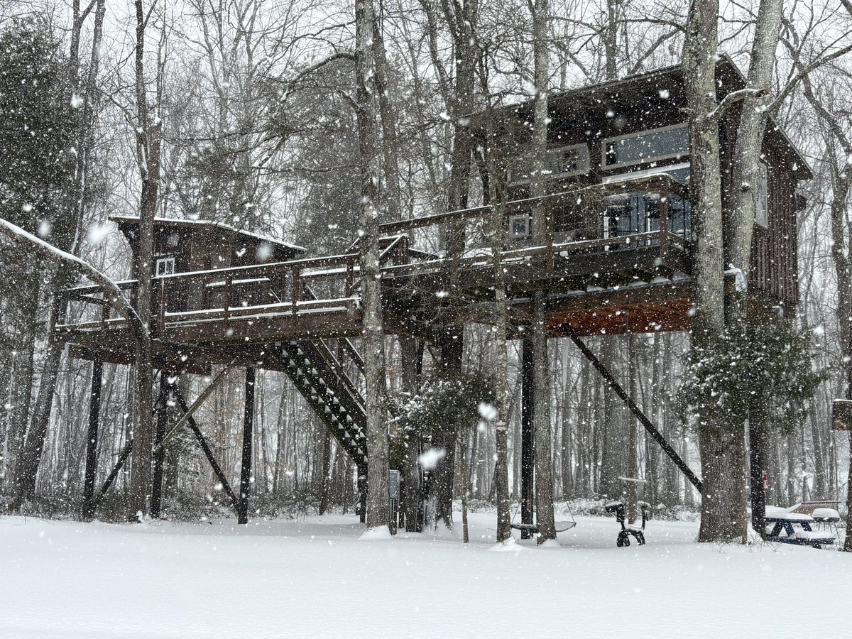 TrentCherry's tweet photo. Lots of snow @CherryTreesort today! https://t.co/x1f5rThZAc