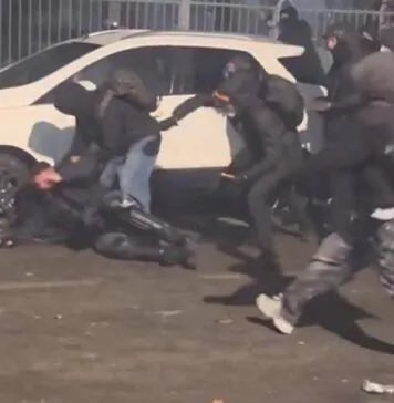 DBERGAMINI1's tweet photo. A Torino è stata guerriglia urbana, non protesta.
Assalti alle forze dell’ordine, devastazioni, agenti feriti. Sono solo criminali che odiano lo Stato.
Solidarietà totale a donne e uomini in divisa.
Servono pene durissime.
Questa è delinquenza pura. https://t.co/XHZdHl0Sxm